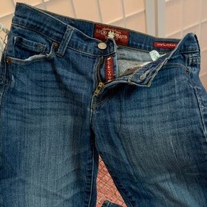 LUCKY Brand Sofia Straight Leg Ankle Length Jeans Y2K